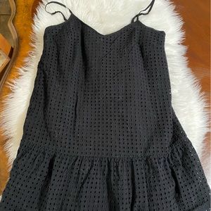 Vans Size Medium Black Double-Lined Tunic  Tank Top